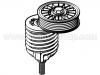 натяжной ролик сборки Belt Tensioner:028 903 315 M