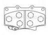 Plaquettes de frein Brake Pad:04465-60020