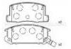Plaquettes de frein Brake Pad:04466-17010