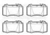 Plaquettes de frein Brake Pad:23745