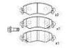 Plaquettes de frein Brake Pad:181368-701