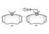 Plaquettes de frein Brake Pad:5892313