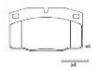 Plaquettes de frein Brake Pad:180454-066