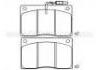 Plaquettes de frein Brake Pad:77 01 203 071