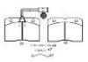 Plaquettes de frein Brake Pad:140730-066